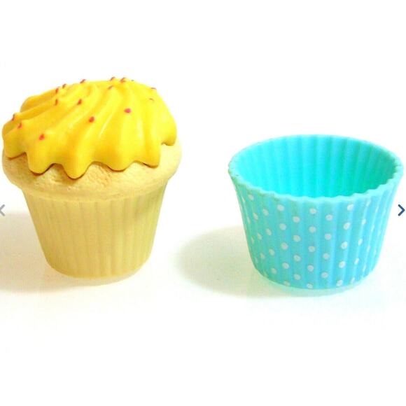 American Girl Doll STACKING CUPCAKE Muffin 3PC Baking Accessory Treat Food - Picture 5 of 8